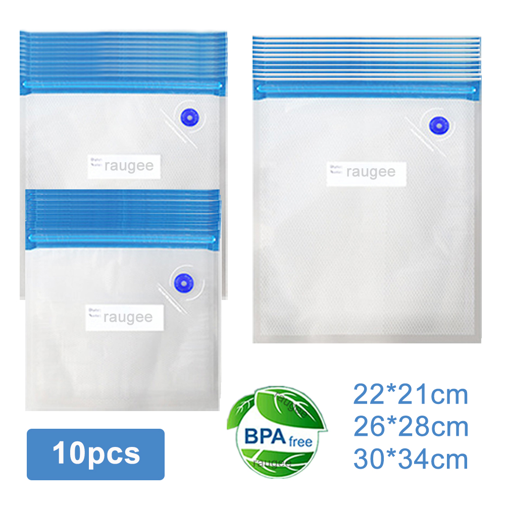 Food Storage Zip Bags - Vacuum Bags Reusable Food Vacuum Packaging