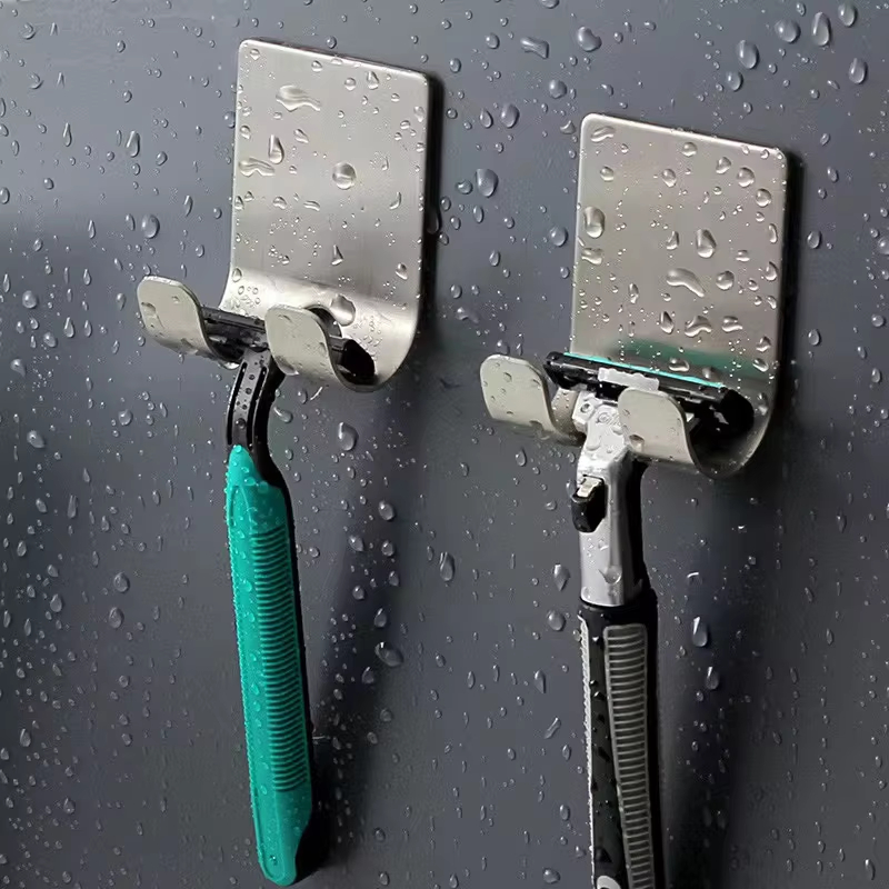 Food Storage Shelving - Shaving Razor Holder Multi-function Men Shaving