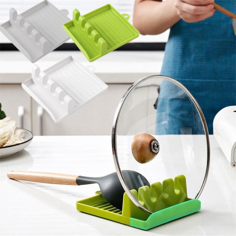 Food Storage Shelving - New Green Pot Lid Rack Stand