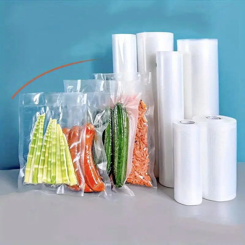 Food Storage Zip Bags - 500cm/Rolls Food Vacuum Bags for Sous