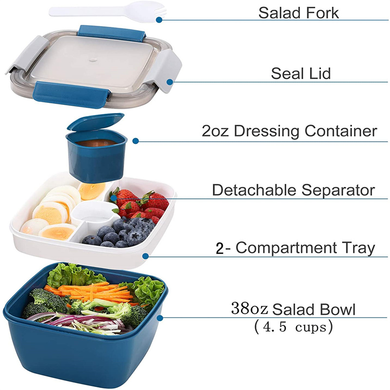 Portable Salad Lunch Container - огляд і ціна Food Storage Vault