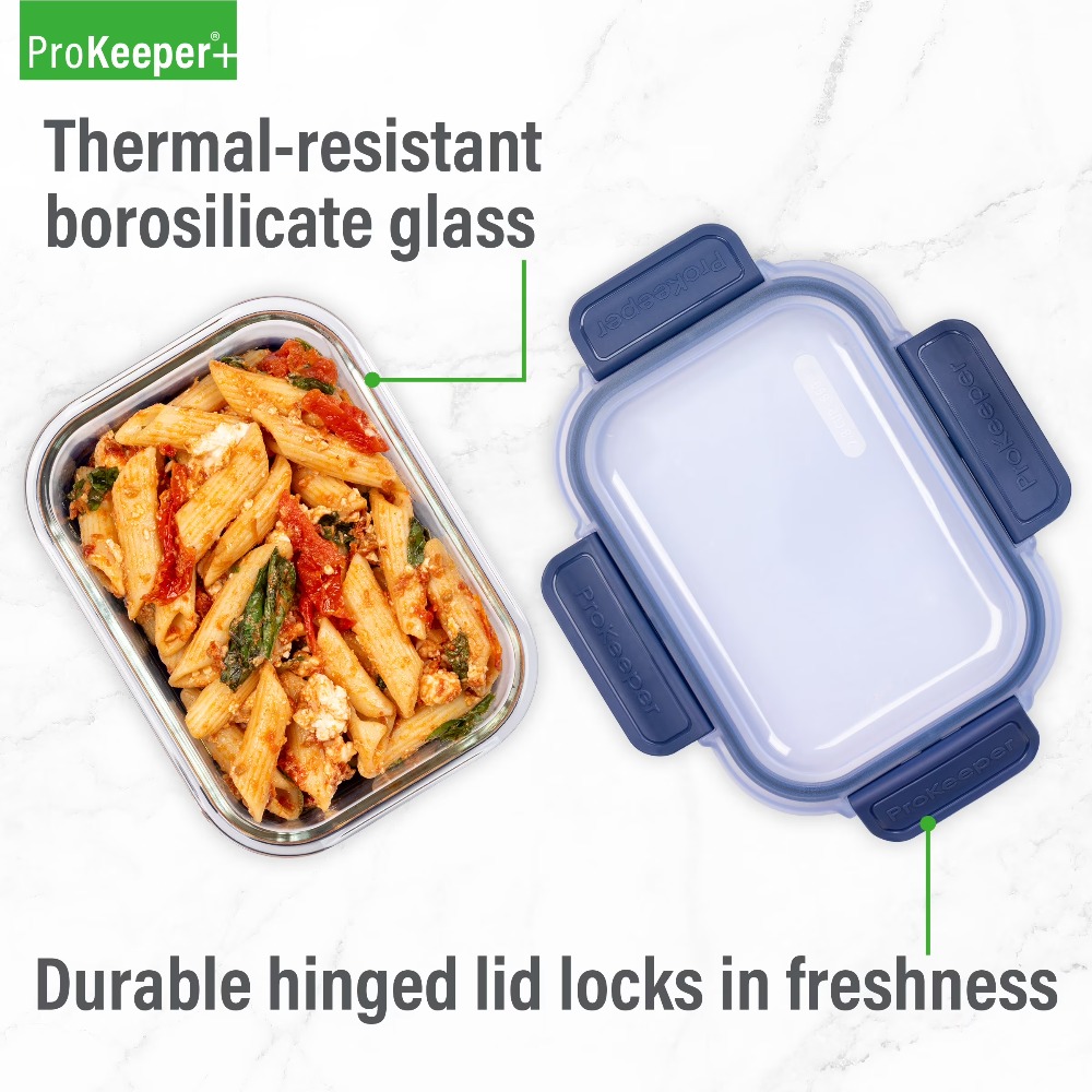 2.8 Cup Glass Food Storage Con - огляд і ціна Food Storage With Glass Lids