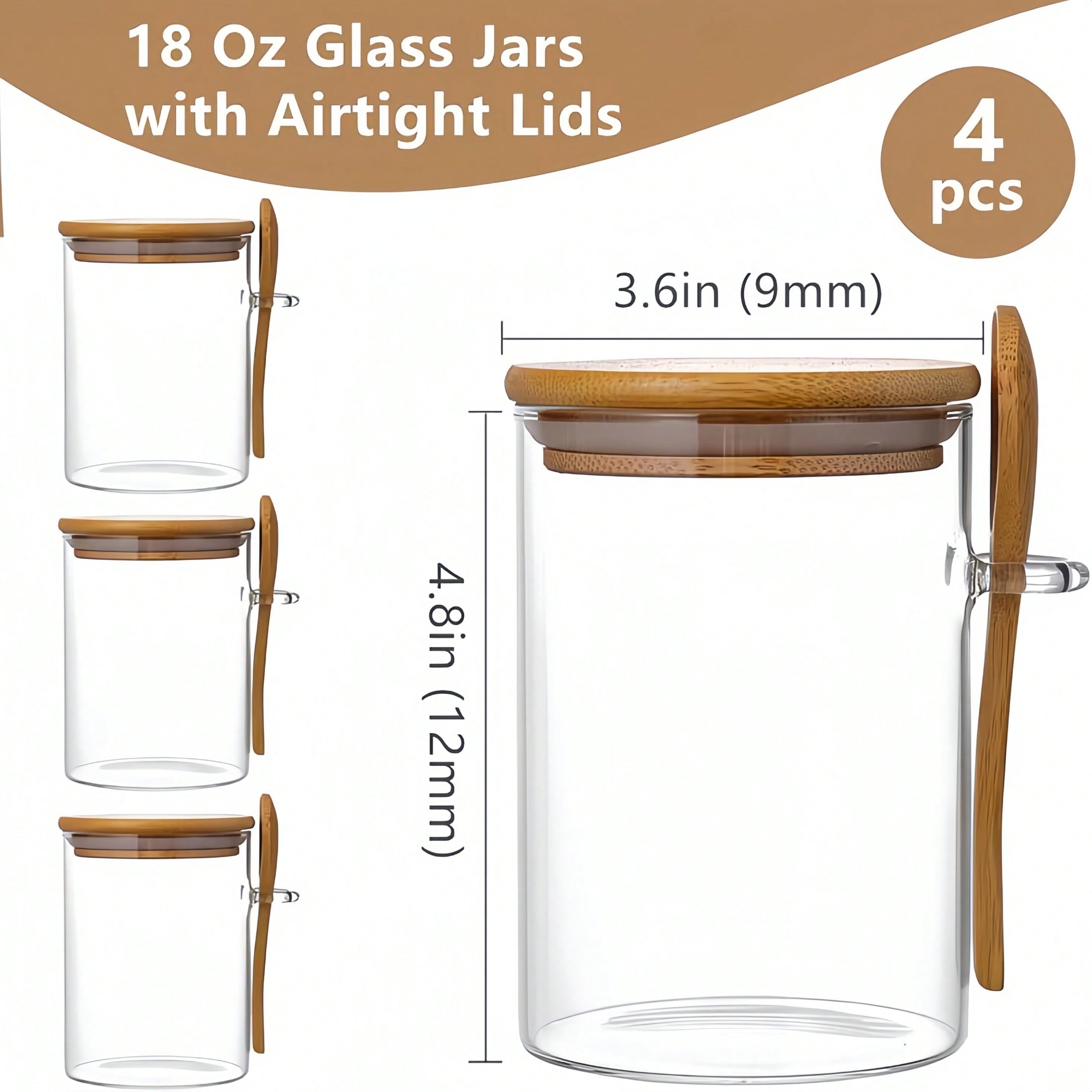 4-Piece Storage Set (Including - огляд і ціна Food Storage With Glass Lids