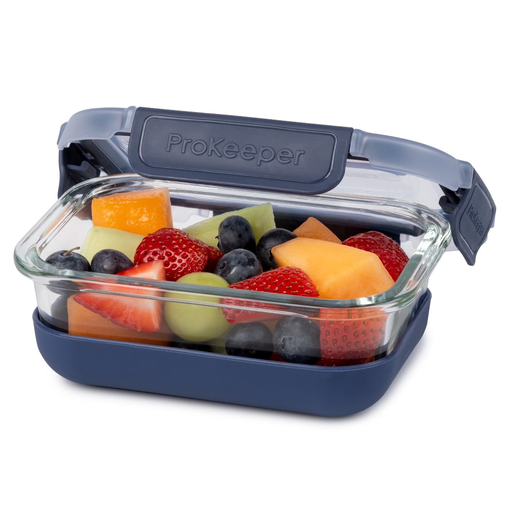 2 Pack 1.6 Cup Glass Food Stor - огляд і ціна Food Storage With Glass Lids