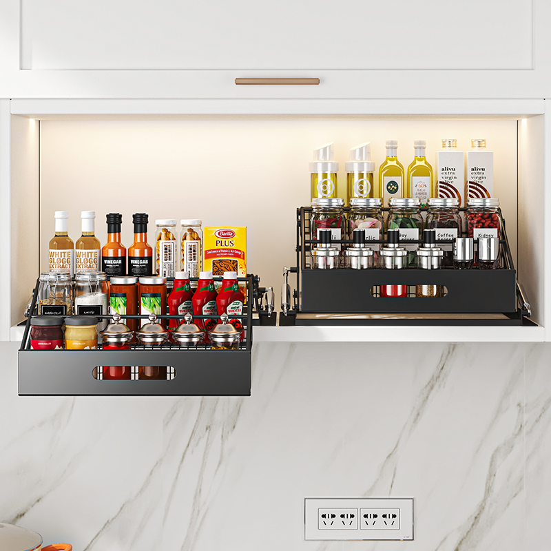 1Pc 3 Tier Pull Down Organizer - огляд і ціна Food Storage Shelving