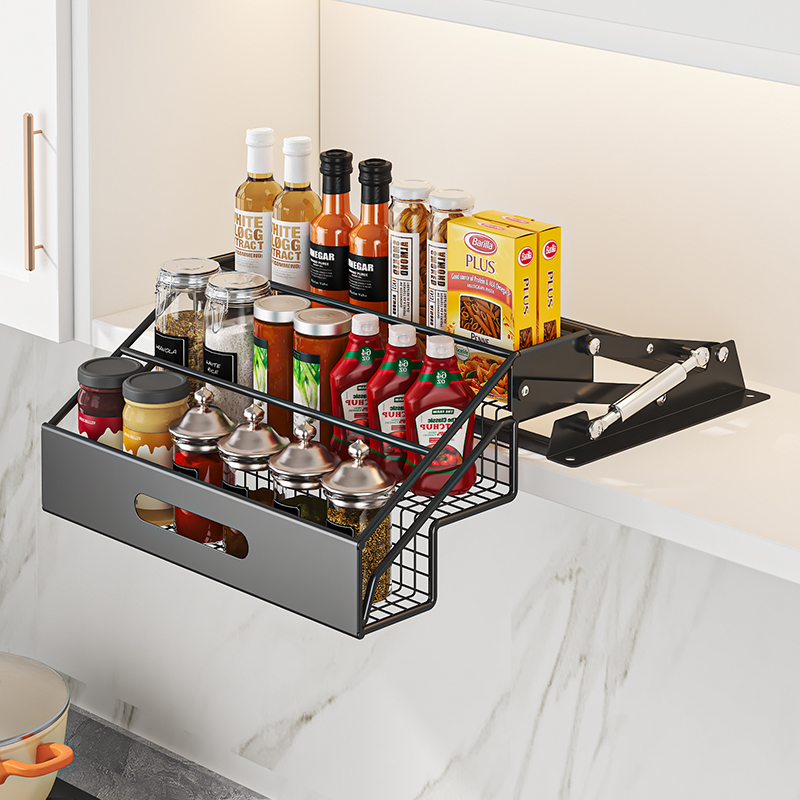 1Pc 3 Tier Pull Down Organizer - огляд і ціна Food Storage Shelving