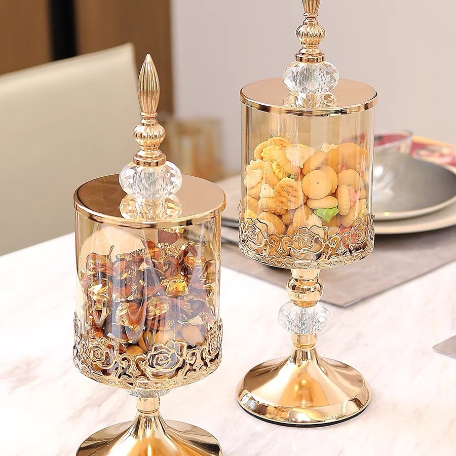 Light Luxury Crystal Glass Sto - огляд і ціна Food Storage With Glass Lids