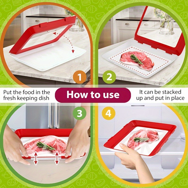 Food Preservation Tray Reusabl - огляд і ціна Food Storage Food Safety