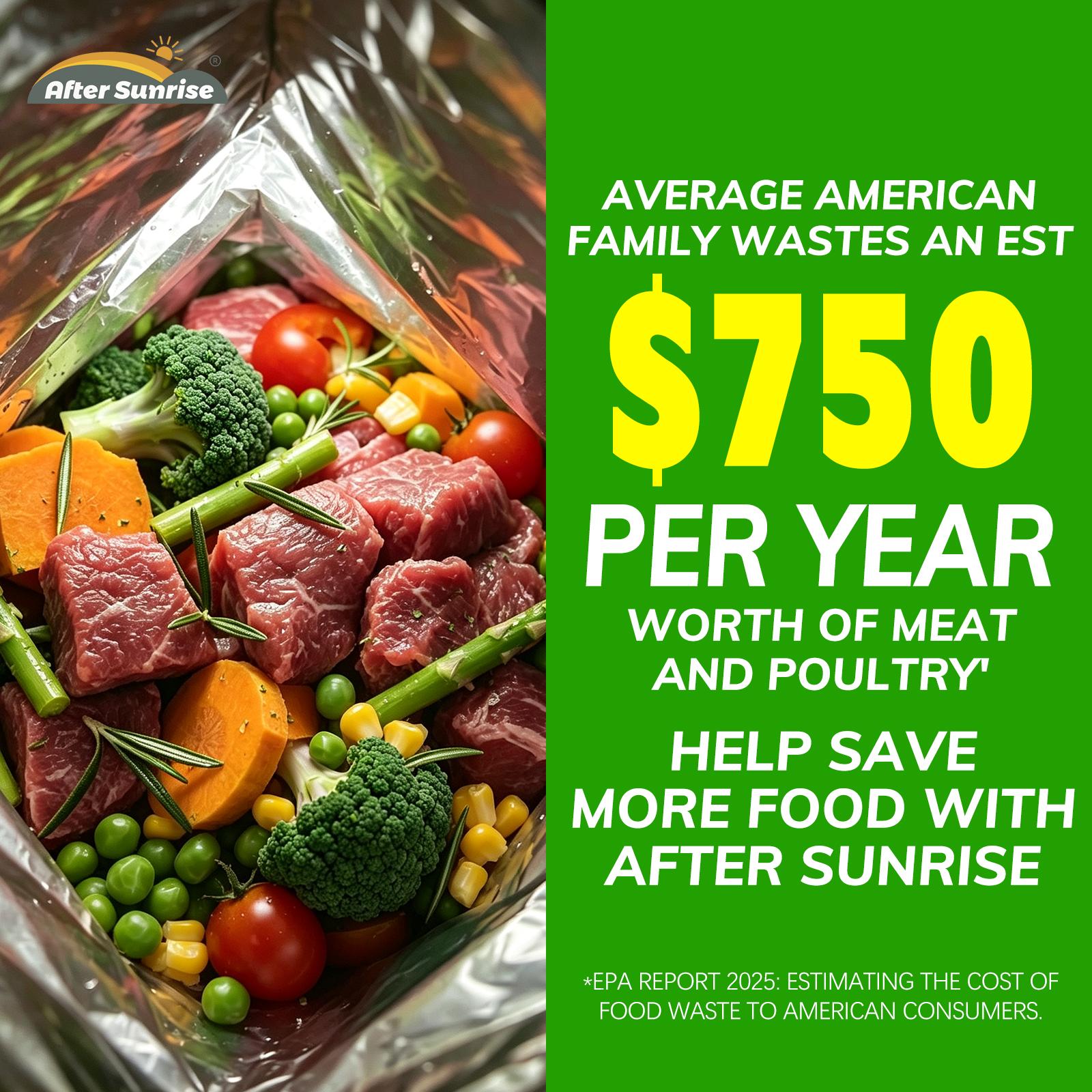 【Refrigerated Food】Reusable Al - огляд і ціна Food Storage Zip Bags