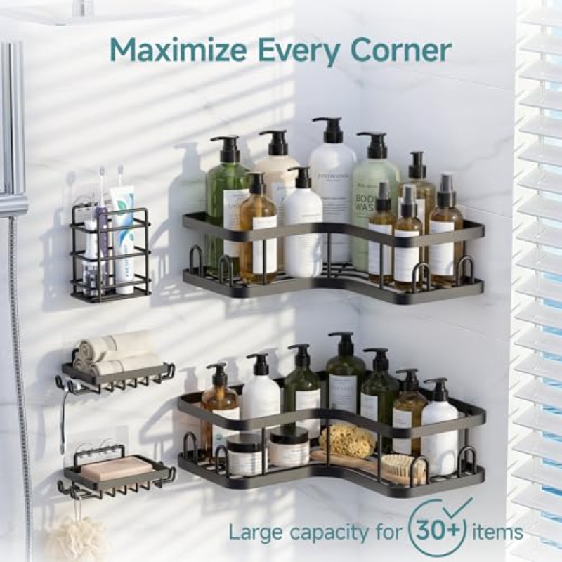 1Pcs/3Pcs/5Pcs Corner Shower S - огляд і ціна Food Storage Shelving