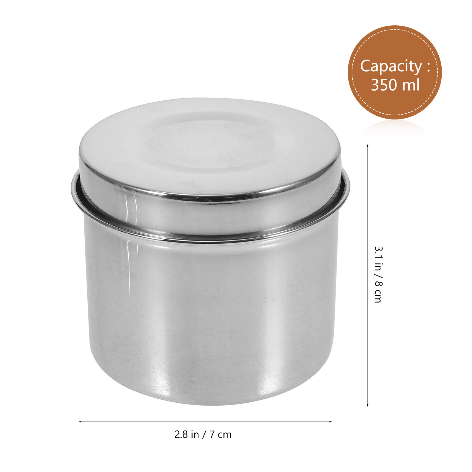 4Pcs Polished Stainless Steel  - огляд і ціна Food Storage Food Safety