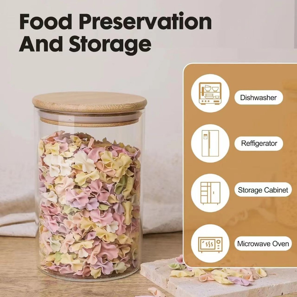 Glass Food Storage Tank with M - огляд і ціна Food Storage With Glass Lids