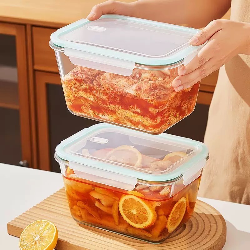 White Lid High Borosilicate Gl - огляд і ціна Glass Meal Prep Container