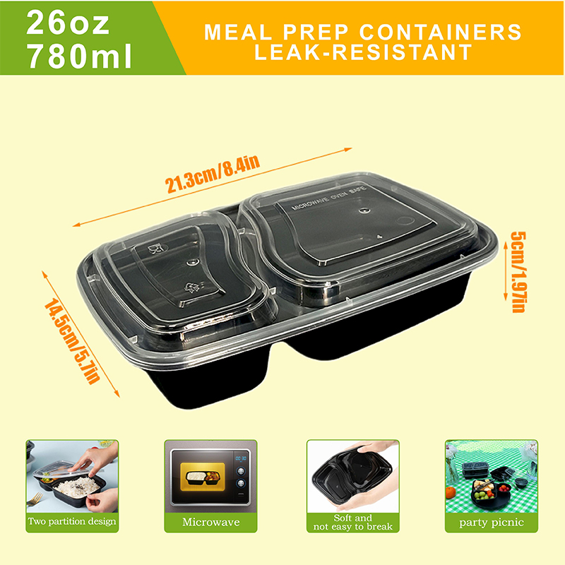 10/40 Pack 26 oz Two-Compartme - огляд і ціна Food Storage Vault