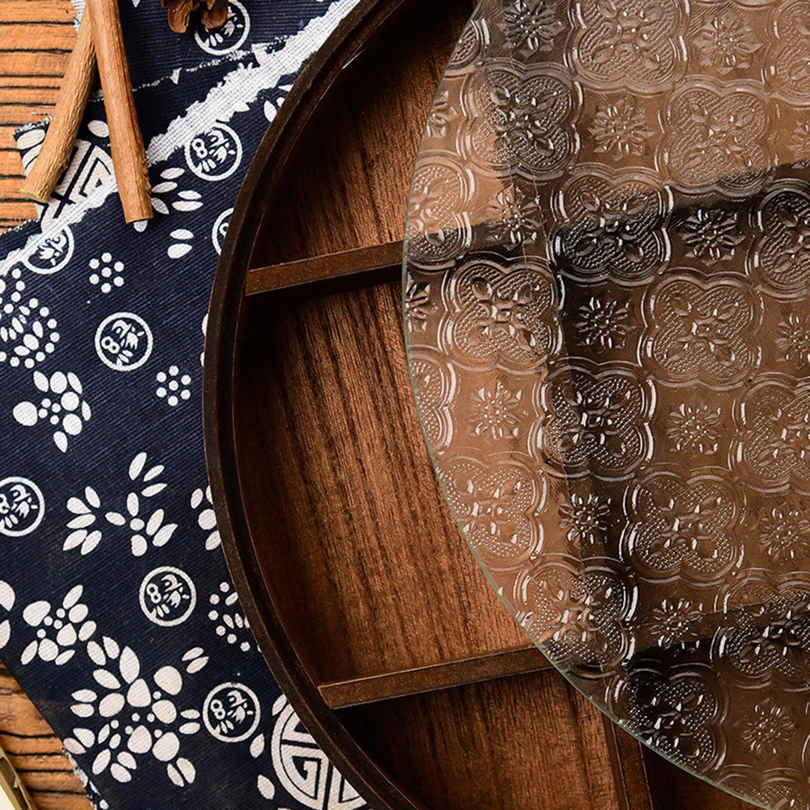 Wooden Glass Serving Bowl with - огляд і ціна Food Storage With Glass Lids