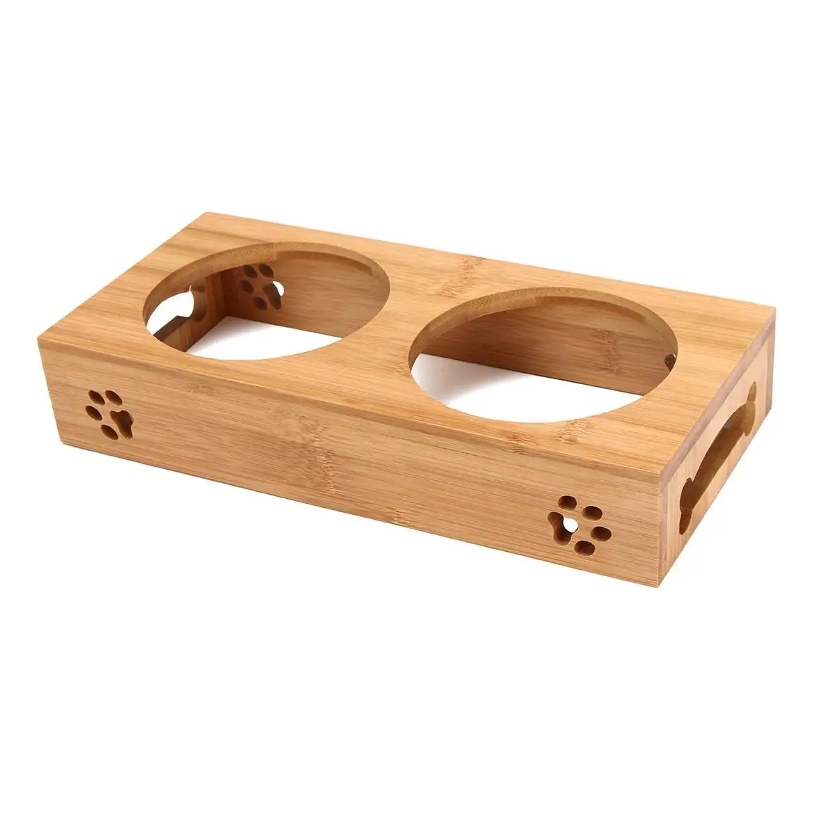 Pet Cat Bowl Bear Bamboo Plate - огляд і ціна Food Storage Food Safety