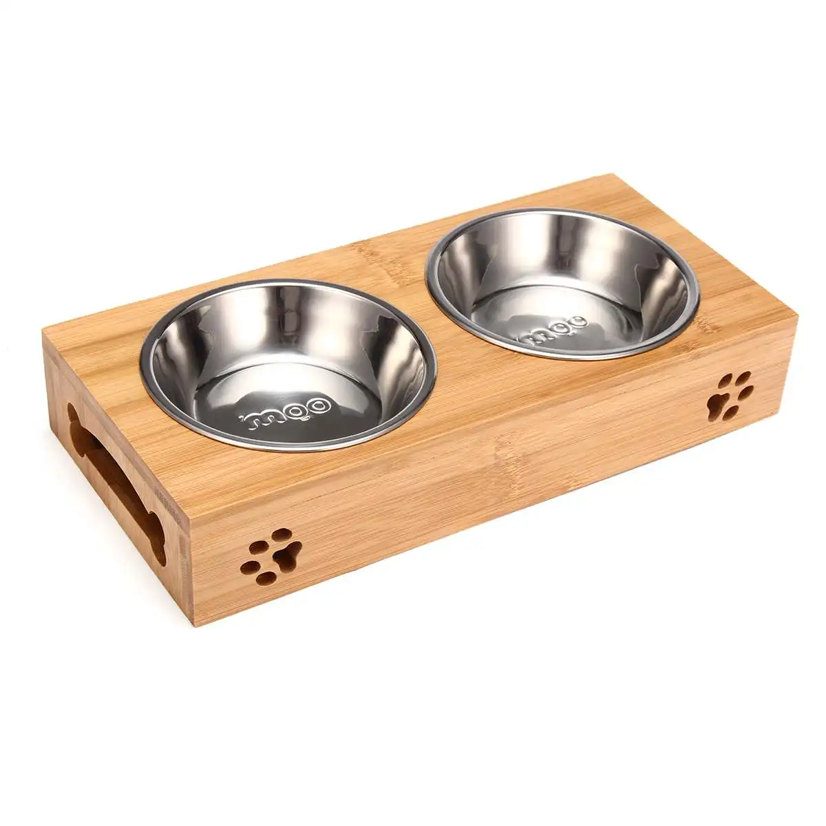 Pet Cat Bowl Bear Bamboo Plate - огляд і ціна Food Storage Food Safety