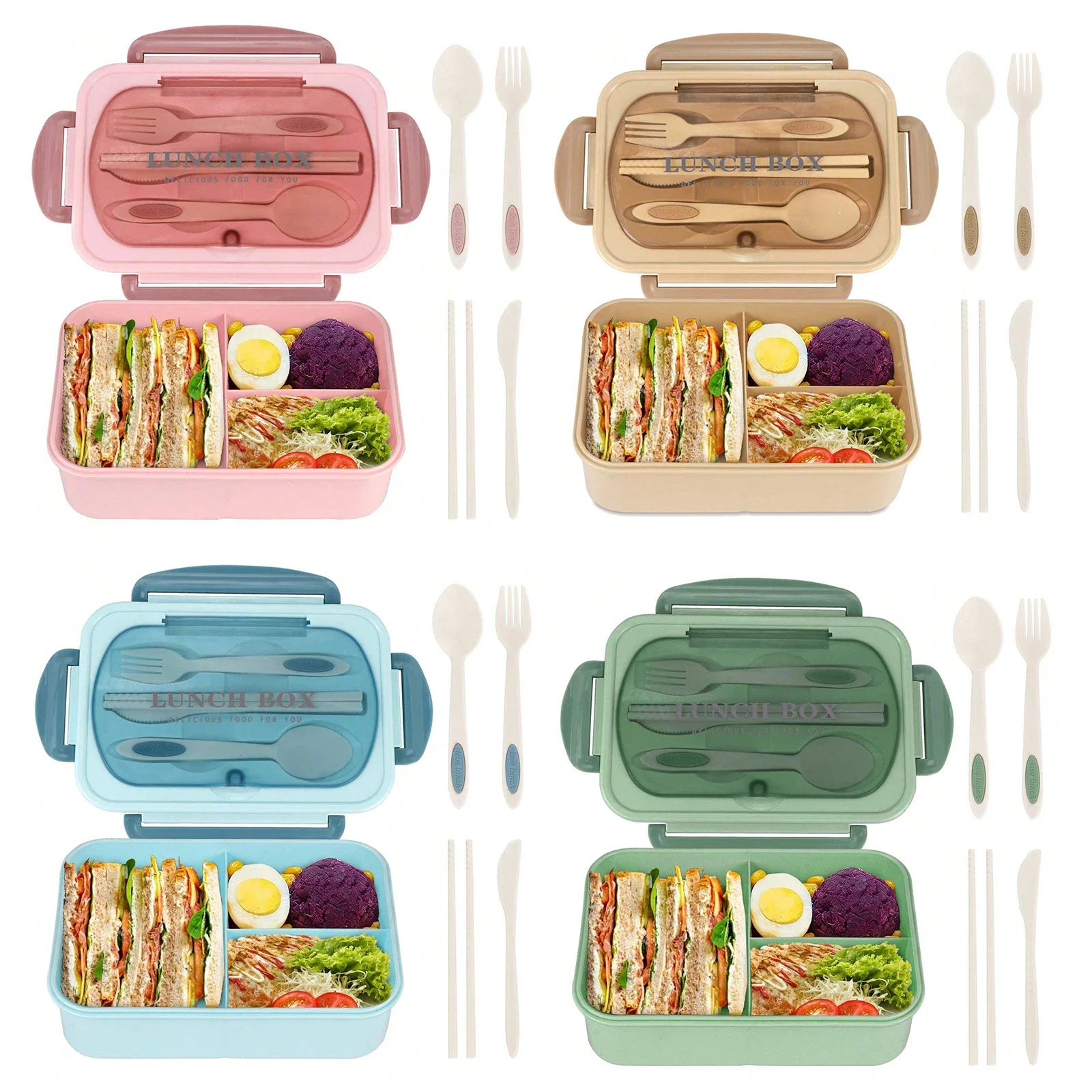 Bento Box Adult Lunch Box, Con - огляд і ціна Food Storage Vault