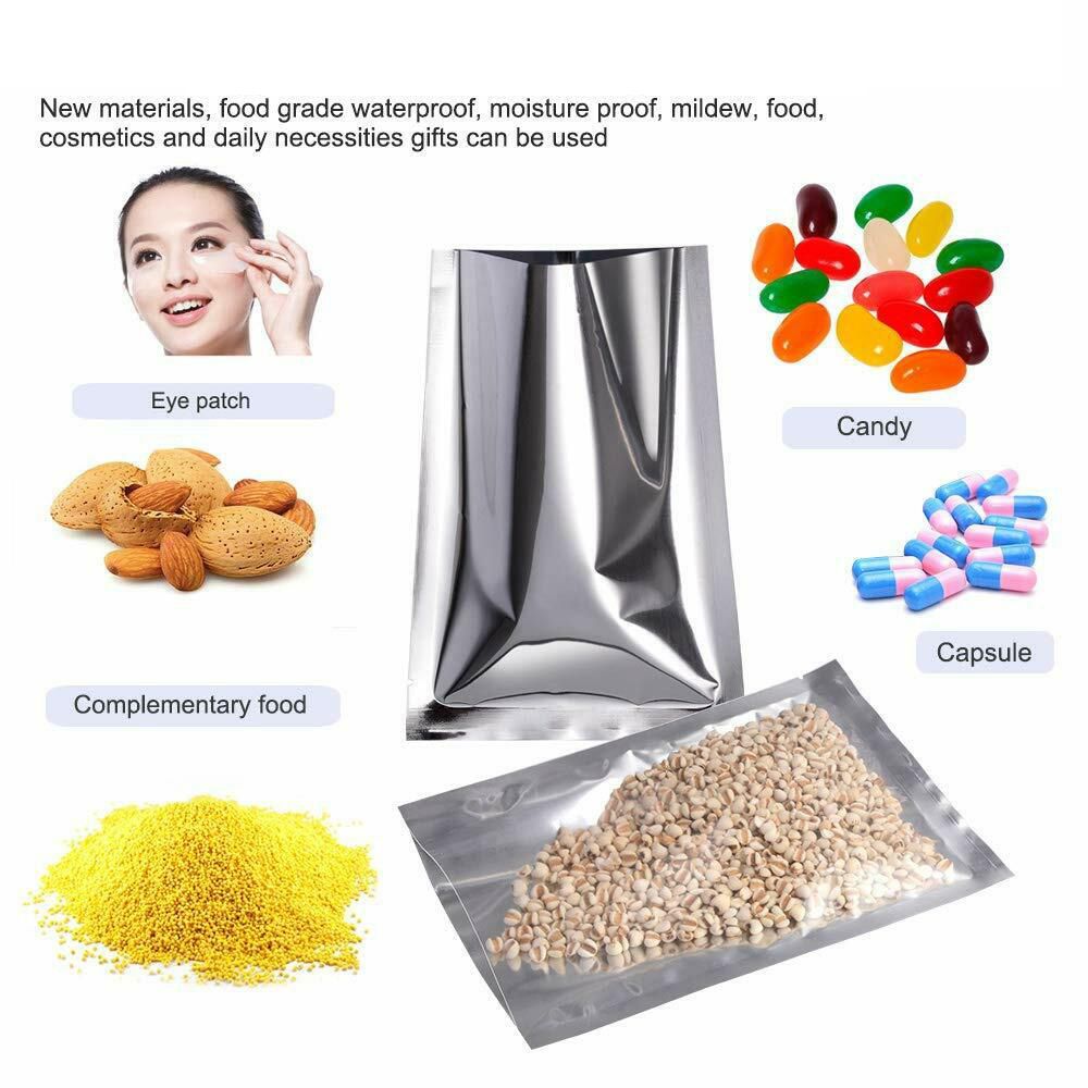 100PCS Waterproof Food Grade K - огляд і ціна Food Storage Zip Bags