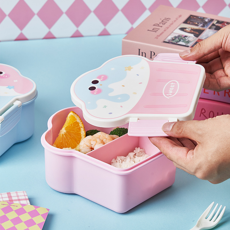 Cute Bento Lunch Box School He - огляд і ціна Food Storage Vault