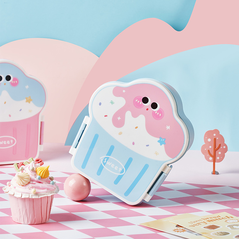 Cute Bento Lunch Box School He - огляд і ціна Food Storage Vault