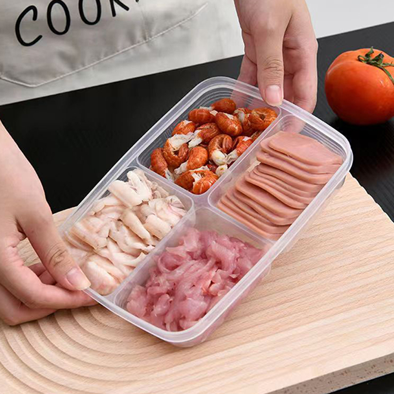 New【4 Grids Plastic Storage Bo - огляд і ціна Food Storage Vault