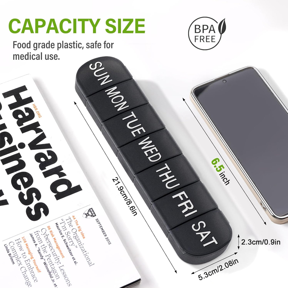 Travel Pill Box 7 Day Extra La - огляд і ціна Food Storage Vault