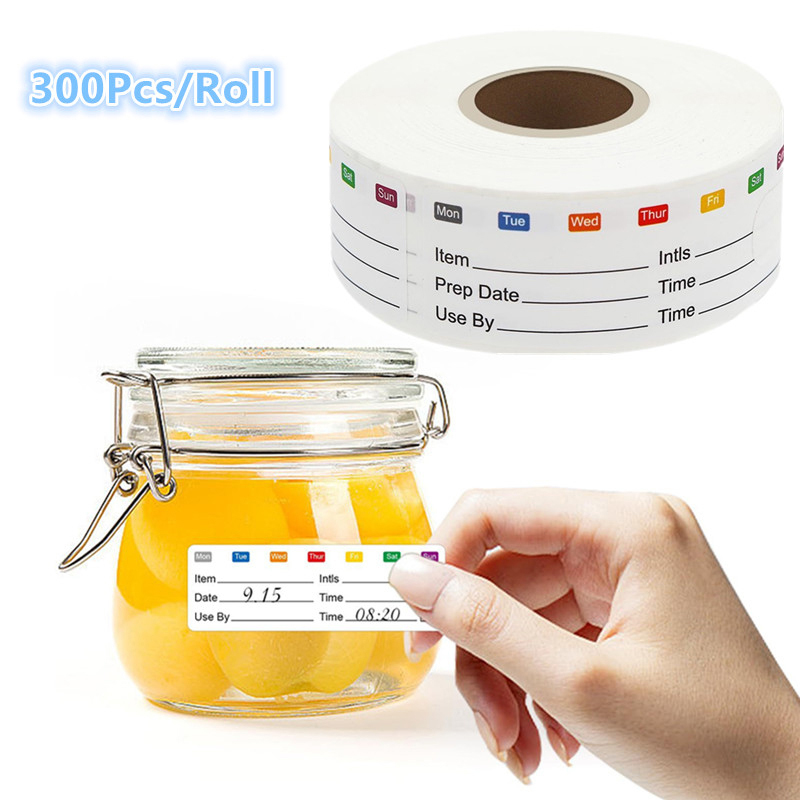 300Pcs/Roll Candy Storage Expi - огляд і ціна Food Storage Expiration Dates