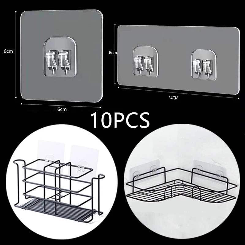 10PCS Transparent Hanging Shel - огляд і ціна Food Storage Shelving
