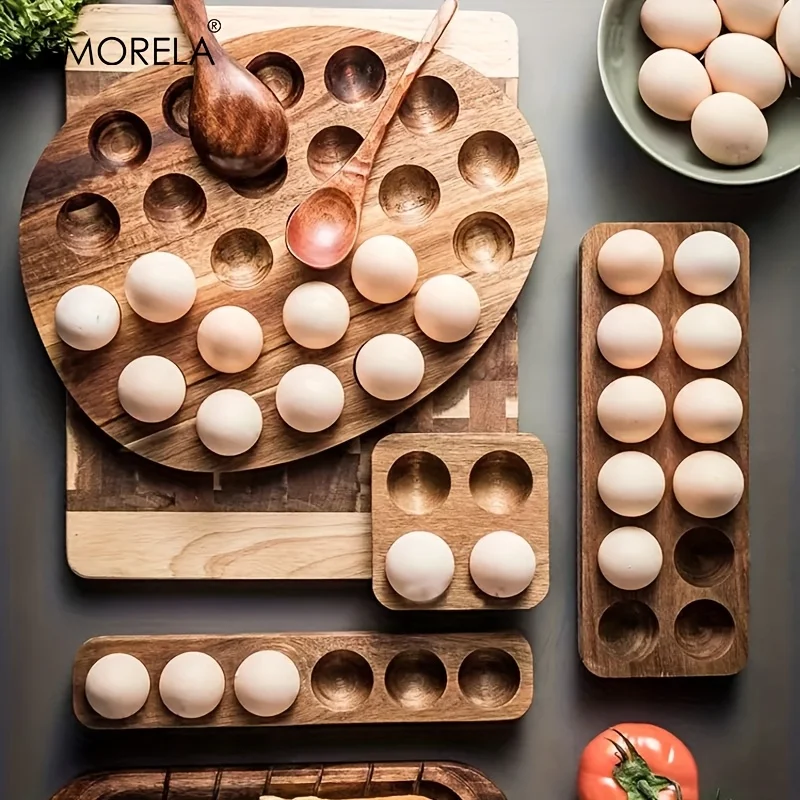 KEMORELA 1PCS Modern Wooden Eg - огляд і ціна Food Storage Vault