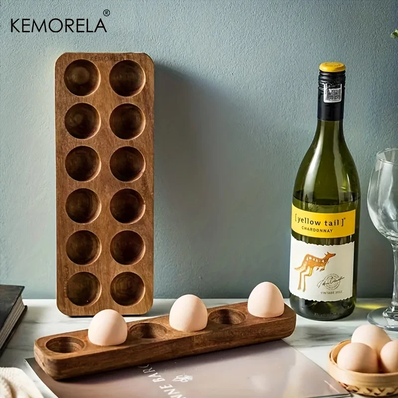 KEMORELA 1PCS Modern Wooden Eg - огляд і ціна Food Storage Vault