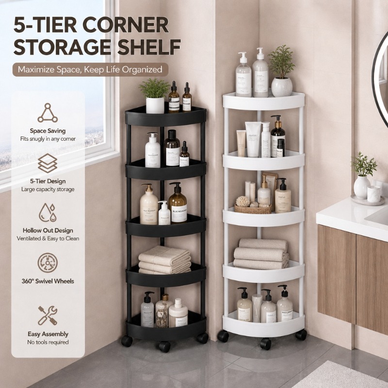 5 layer triangular cornerStora - огляд і ціна Food Storage Shelving