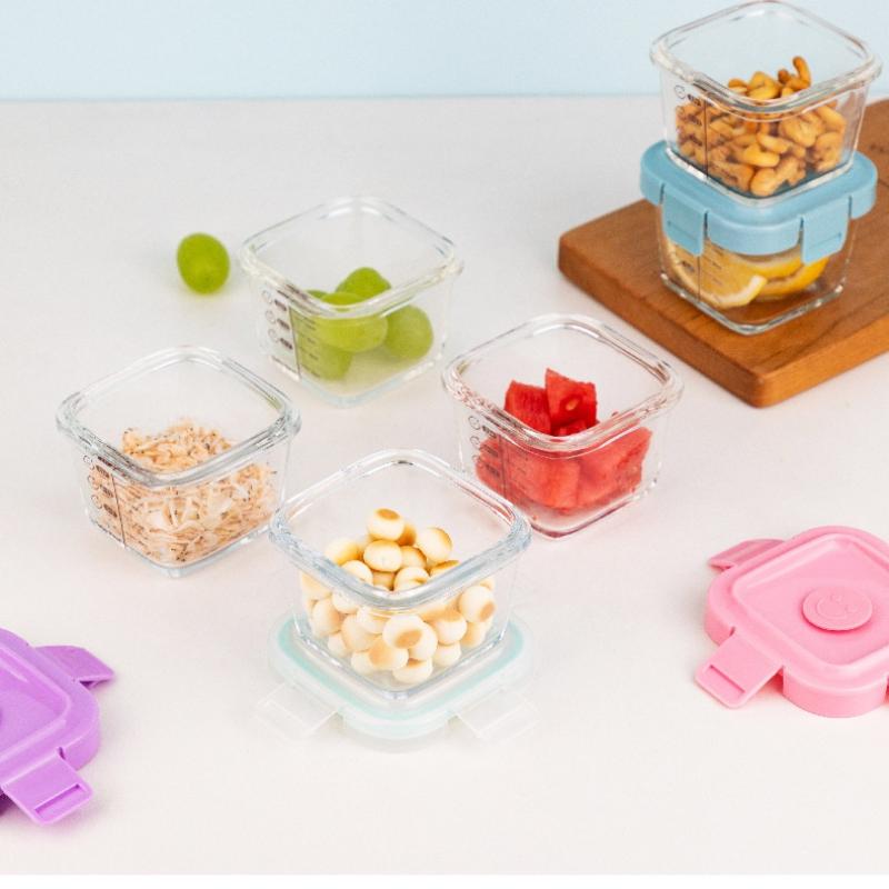 And Heat-resistant Storage Box - огляд і ціна Food Storage Glass Box