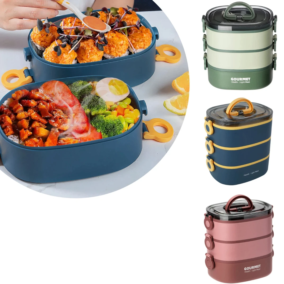 Portable adult lunch box 2000M - огляд і ціна Food Storage To Keep Warm