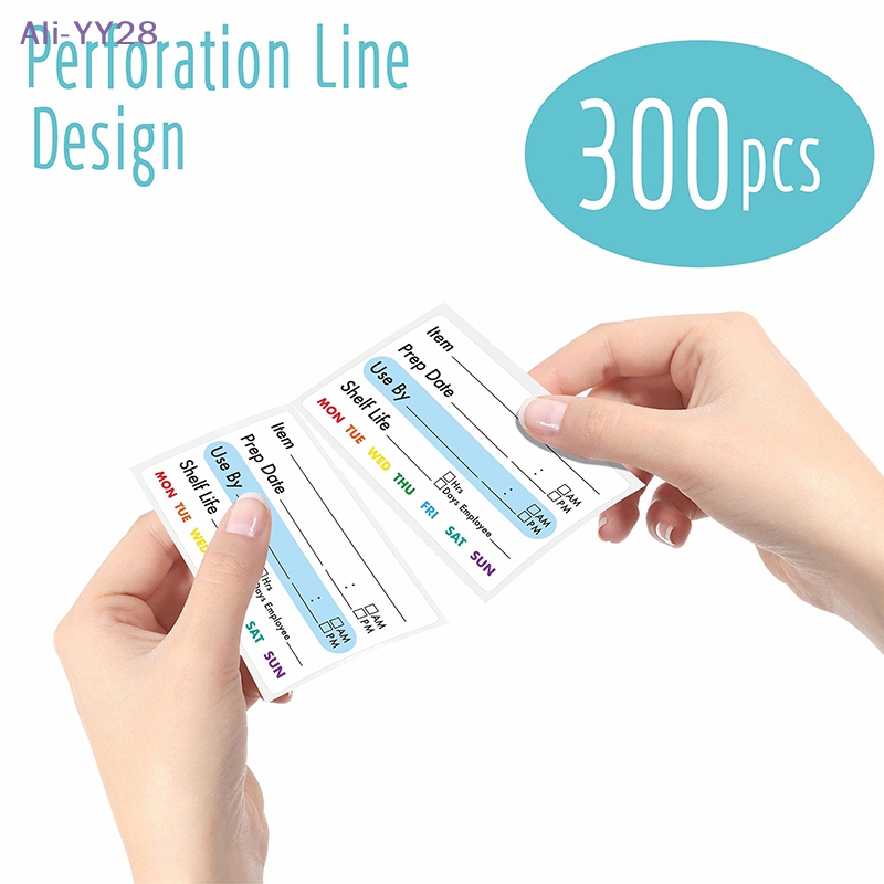 【YY28】300Pcs/Roll Kitchen Food - огляд і ціна Food Storage Expiration Dates