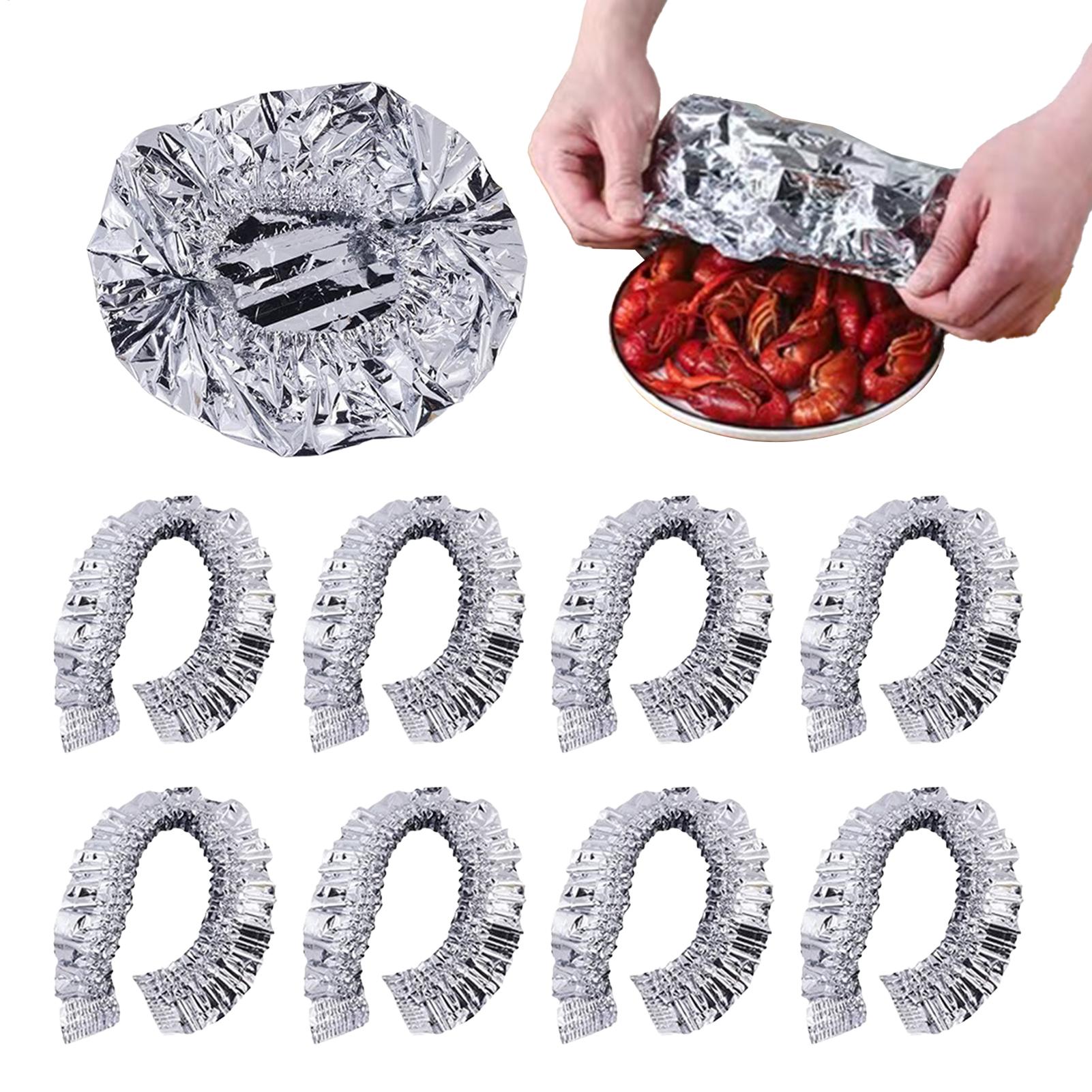 10pcs Repeatable Aluminum Foil - огляд і ціна Food Storage To Keep Warm