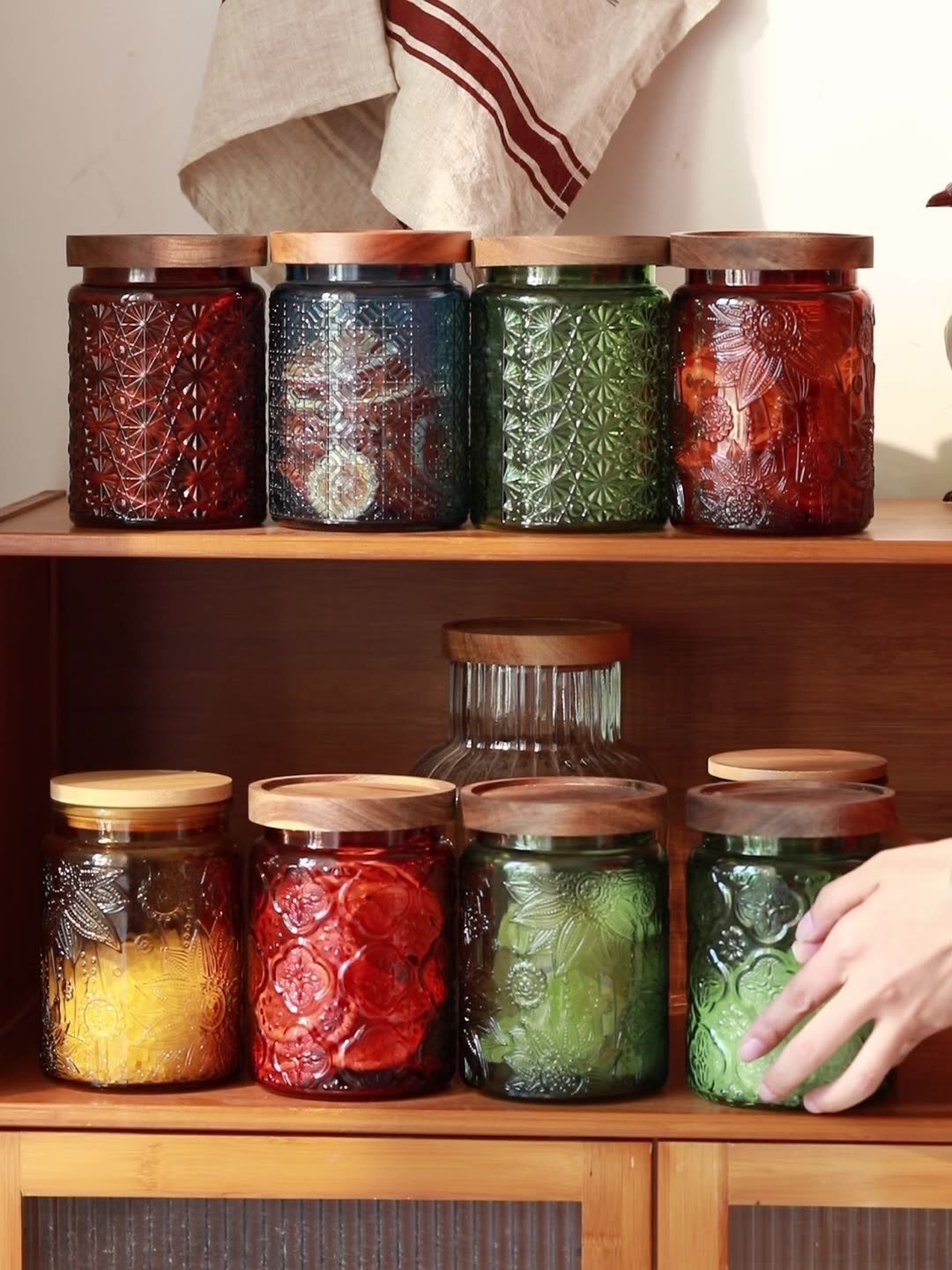 Vintage Glass Kitchen Storage  - огляд і ціна Food Storage With Glass Lids