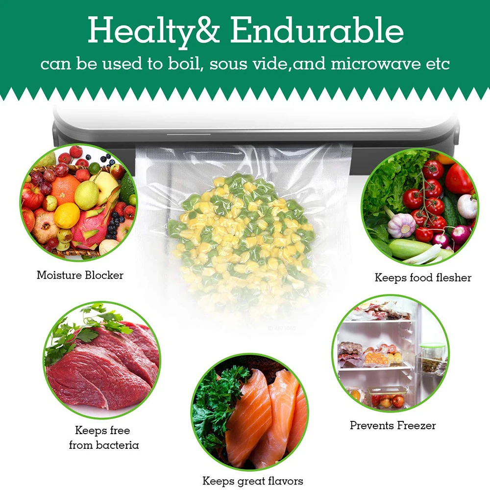 Sous Vide Roll Bags for Vacuum - огляд і ціна Food Storage Zip Bags